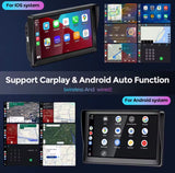 7" Wireless Carplay & Android Auto – Tragbares Autoradio mit Touchscreen & Rückfahrkamera