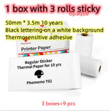 Portable Mini Thermal Label Printer Home Photo Printer Student Wrong