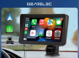 7" Wireless Carplay & Android Auto – Tragbares Autoradio mit Touchscreen & Rückfahrkamera