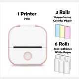 Portable Mini Thermal Label Printer Home Photo Printer Student Wrong