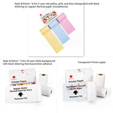 Portable Mini Thermal Label Printer Home Photo Printer Student Wrong