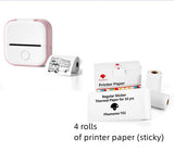 Portable Mini Thermal Label Printer Home Photo Printer Student Wrong