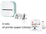 Portable Mini Thermal Label Printer Home Photo Printer Student Wrong