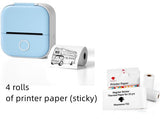 Portable Mini Thermal Label Printer Home Photo Printer Student Wrong