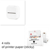 Portable Mini Thermal Label Printer Home Photo Printer Student Wrong